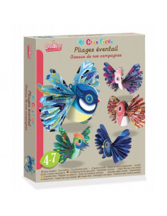 Pliages éventails oiseaux...