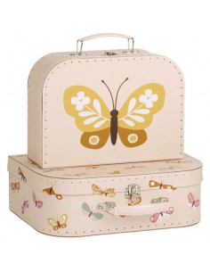 Set de valises papillons -...