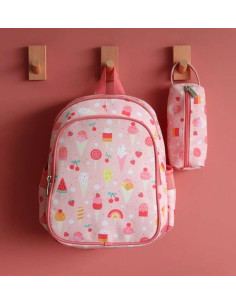 Trousse d'école Rose - Crapaud Chou