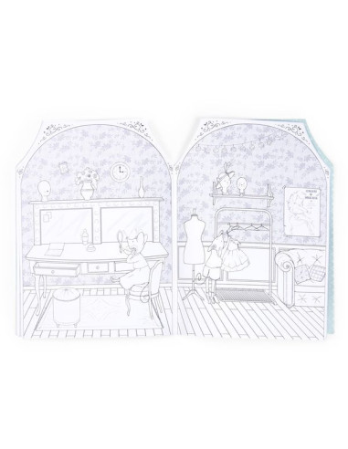 Cahier de coloriage et stickers La... Cahier de coloriage et stickers La...