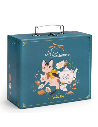 Valise dînette thé céramique Les... Valise dînette thé céramique Les...