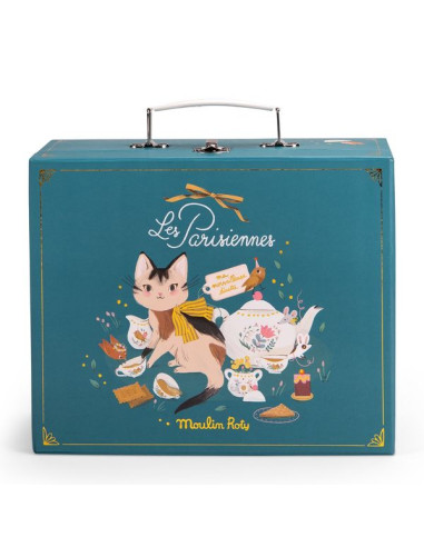 Valise dînette thé céramique Les... Valise dînette thé céramique Les...