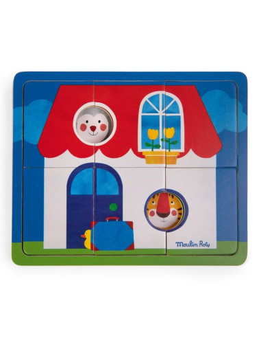 Puzzle 3 niveaux Les Popipop - Moulin... Puzzle 3 niveaux Les Popipop - Moulin...