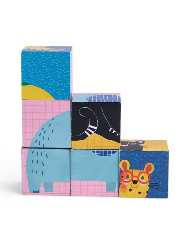 Puzzle 6 cubes Les toupitis - Moulin... Puzzle 6 cubes Les toupitis - Moulin...