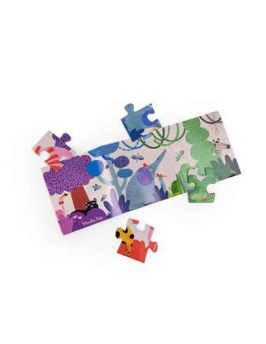 Puzzle 24 la jungle arc en ciel Les... Puzzle 24 la jungle arc en ciel Les...