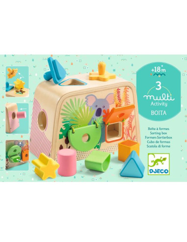 Boîte à forme Multi Boita - Djeco Boîte à forme Multi Boita - Djeco