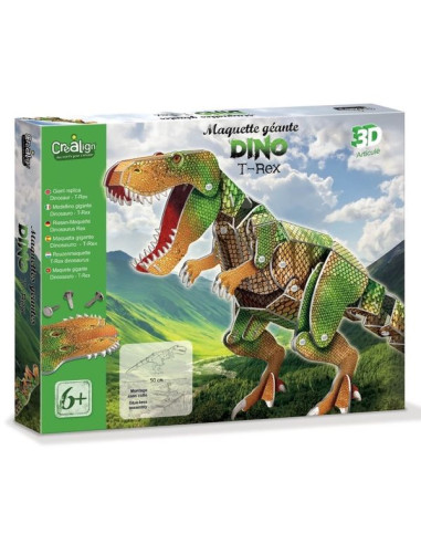 Maquette géante dino 3D - CréaLign'