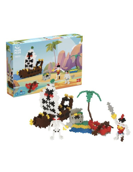 Kontiki - Jeu de construction - Plus-Plus - Box mini basic travaux