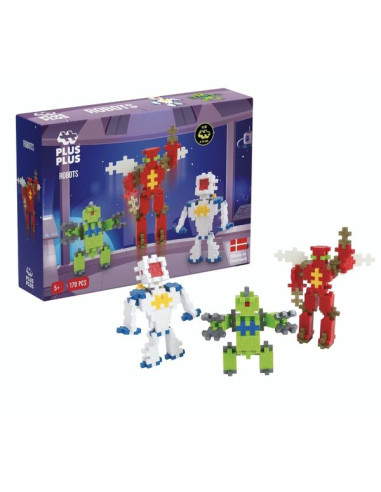 Plus Plus robots Box mini basic 170 pièces - jeu de construction