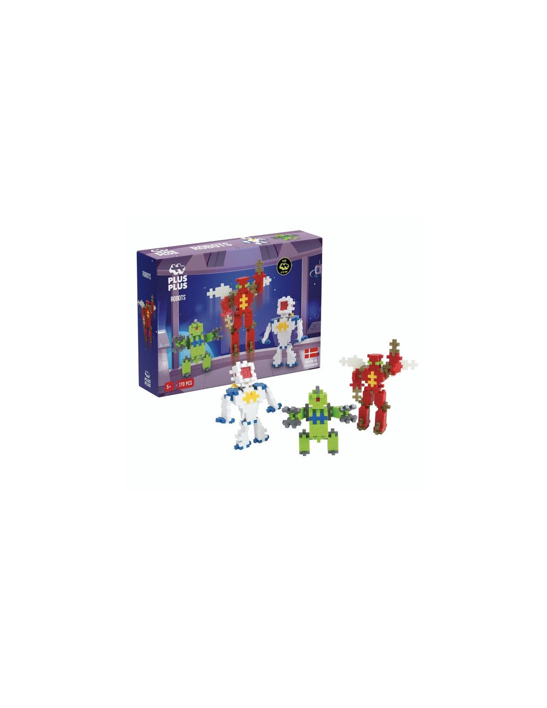 Plus Plus robots Box mini basic 170 pièces - jeu de construction