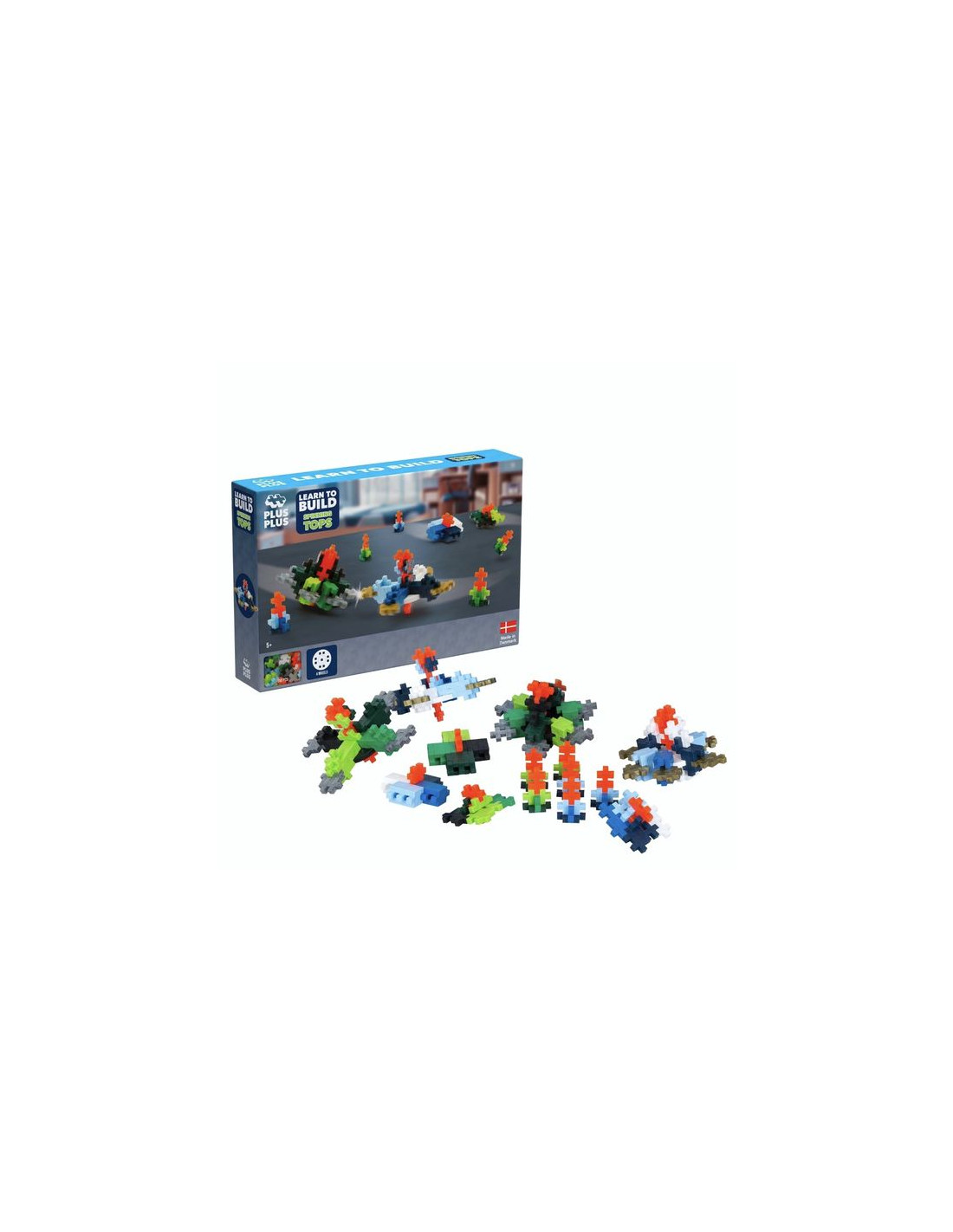 Jeu de construction Plus Plus Kit Découverte Toupies 240 pièces