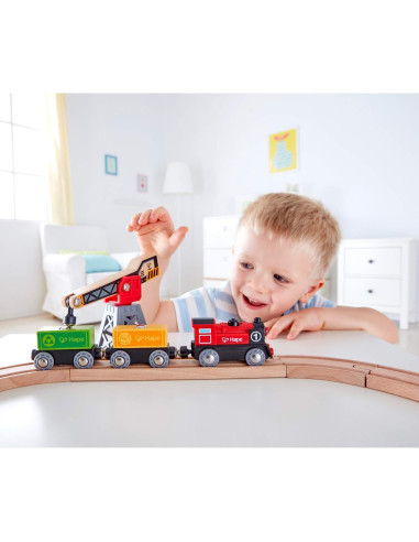 Circuit du train de marchandises - Hape Circuit du train de marchandises - Hape
