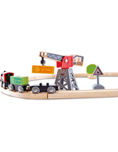 Circuit du train de marchandises - Hape Circuit du train de marchandises - Hape