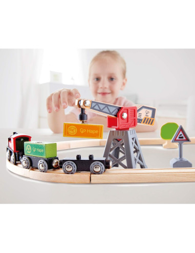 Circuit du train de marchandises - Hape Circuit du train de marchandises - Hape