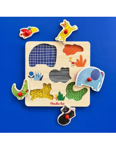 Puzzle - Les trois petits cochons - 24 pièces - 3 ans + - Djeco. - Label  Emmaüs