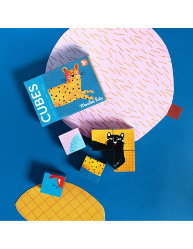 Puzzle 6 cubes Les toupitis - Moulin... Puzzle 6 cubes Les toupitis - Moulin...