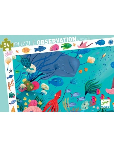 Puzzle d'observation aquatique - Djeco Puzzle d'observation aquatique - Djeco