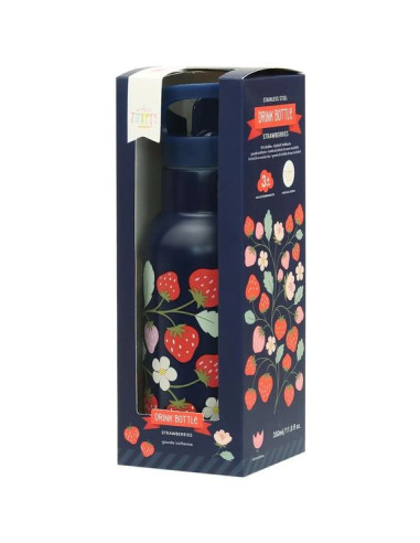 Gourde métal fraises - A Little... Gourde métal fraises - A Little...