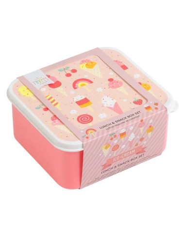 4 boites à goûter glaces - A Little... 4 boites à goûter glaces - A Little...