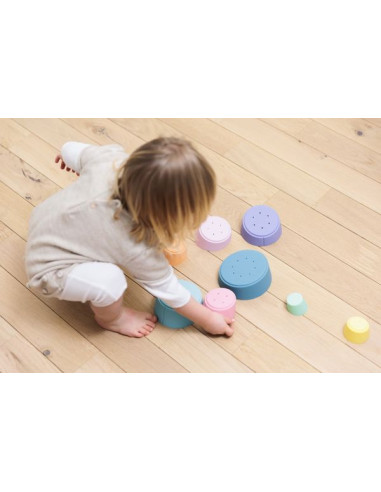 Jouet à empiler Stak 8 pièces - Oppi Jouet à empiler Stak 8 pièces - Oppi