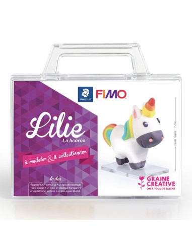 Kit figurine lili la licorne pâte FIMO - Graine créative