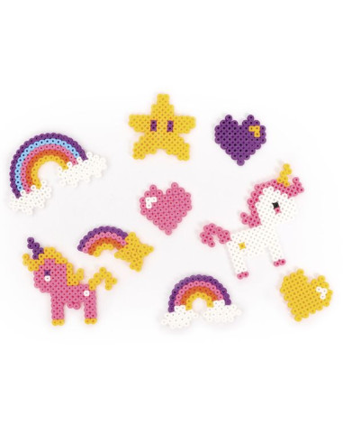 Kit Perlou Licorne Arc en ciel perles... Kit Perlou Licorne Arc en ciel perles...