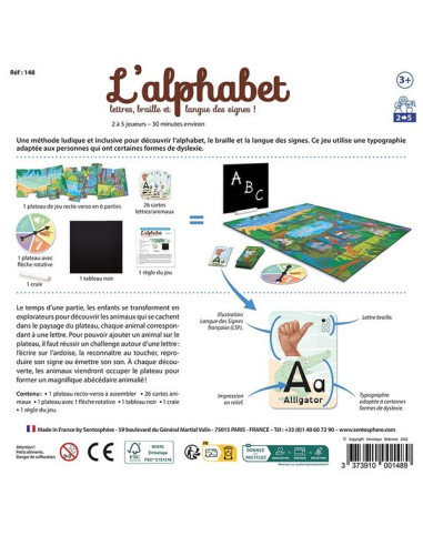 Jeu L'Alphabet - Sentosphère Jeu L'Alphabet - Sentosphère