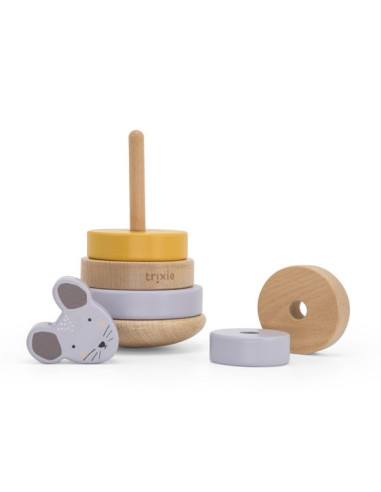 Jouet à empiler en bois Souris - Trixie Jouet à empiler en bois Souris - Trixie