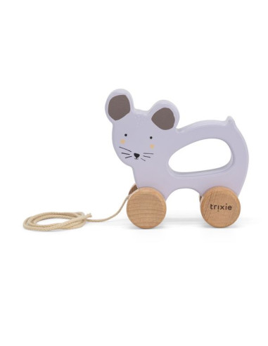 Jouet à tirer en bois Souris - Trixie Jouet à tirer en bois Souris - Trixie