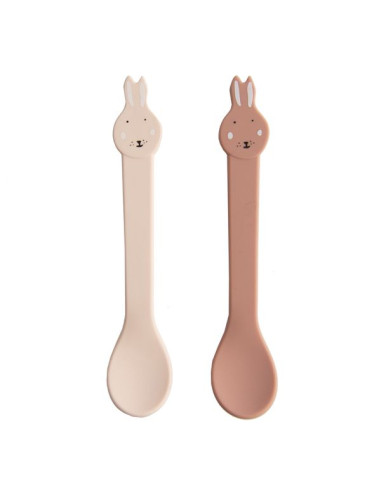 Lot de 2 cuillères en silicone Lapin...