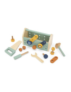 Jouet d'Etabli en Bois pour Enfants avec 8 Outils & 53 Accessoires