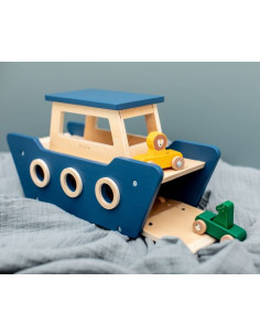 Bateau des animaux en bois... 2
