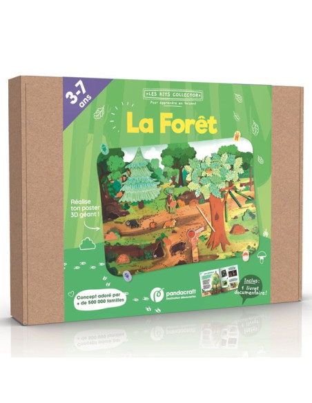 Cahier de jeux La forêt: Livre d'activités éducatives et amusantes. Pour  les enfants à partir de 5 ans. 50 pages en couleur. Labyrinthes, point par
