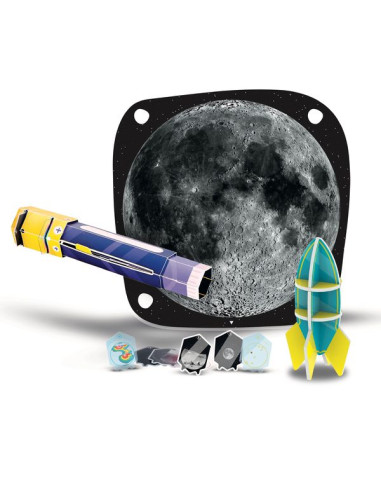 Kit collector la lune 3-7 ans - Pandacraft