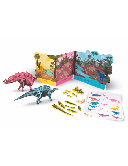 Kit collector les dinosaures 3-7 ans - Pandacraft
