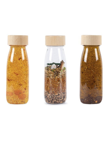 3 bouteilles sensorielles bois et... 3 bouteilles sensorielles bois et...