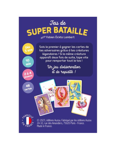 Jeu de super bataille - Auzou Jeu de super bataille - Auzou