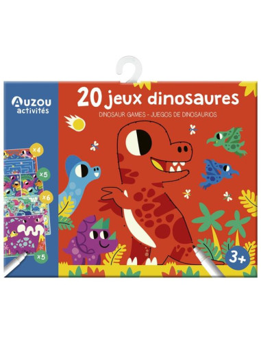 Ma pochette de 20 jeux dinosaures -...