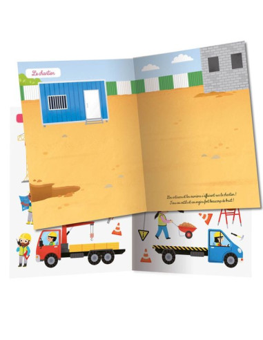 Mes 250 Autocollants Chantier - Auzou Mes 250 Autocollants Chantier - Auzou