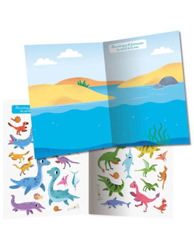 Mes 250 Autocollants Dinosaures - Auzou Mes 250 Autocollants Dinosaures - Auzou