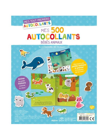 Mes 500 Autocollants bébé animaux -... Mes 500 Autocollants bébé animaux -...