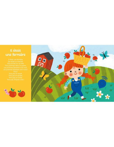 Livre Mes comptines de la ferme - Auzou Livre Mes comptines de la ferme - Auzou