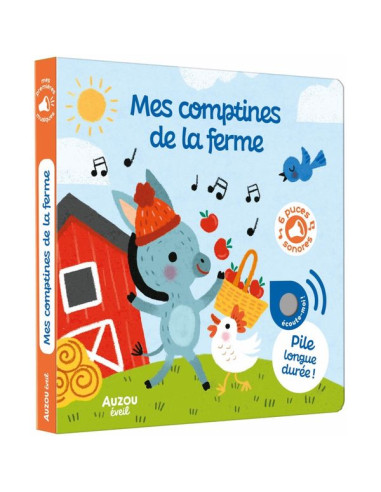 Livre Mes comptines de la ferme - Auzou