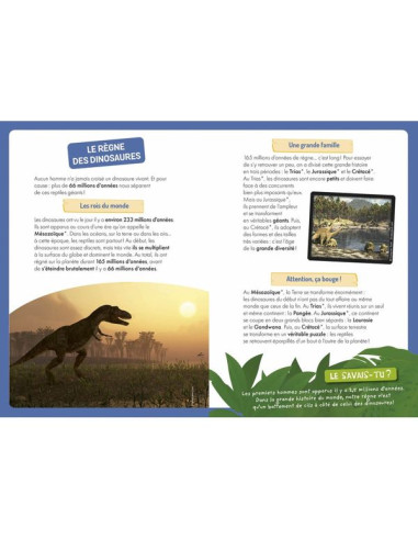 À la découverte des dinosaures - Auzou À la découverte des dinosaures - Auzou
