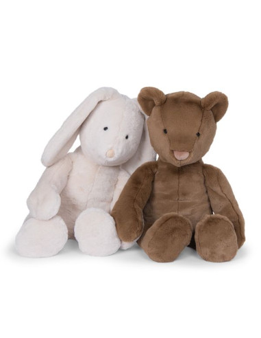 Ours géant en peluche brodé et personnalisé avec prénom enfa