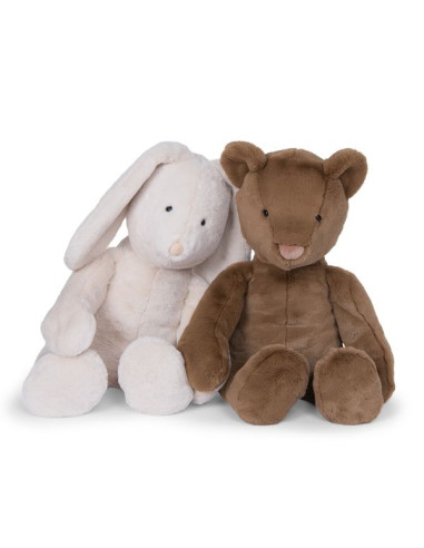 Peluche Lapin géant crème Arthur et... Peluche Lapin géant crème Arthur et...