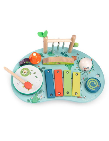 Jouet Musical Pour Tout-petit, Instrument De Bébé, Tambour Musical Et Jouets  De Piano Pour Bébé Fille Et Garçon, Avec Musique Et Éclairage, Sons  Danimaux, Jouets Pour Bébé 6, 12, 18 Mois 