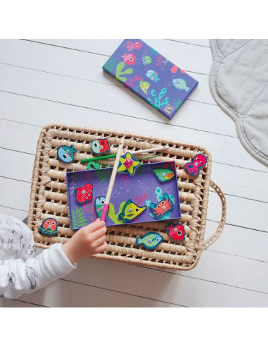 Pêche à la ligne magnétique - Djeco Pêche à la ligne magnétique - Djeco