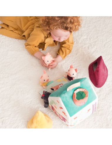 Les maisons du loup et des 3 petits... Les maisons du loup et des 3 petits...