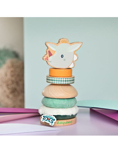 Joe pyramide à empiler - Lilliputiens Joe pyramide à empiler - Lilliputiens